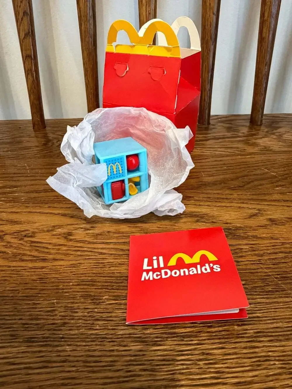 McDonald's Happy Meal Box with Lil' McDonald's Toy
